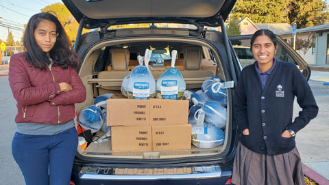 Touch-A-Life donates over 1500lbs of Turkey to Santa Clara Schools